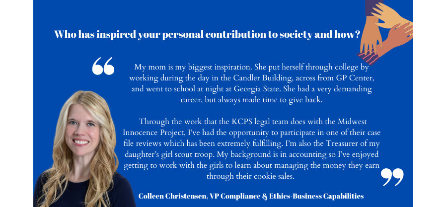 Colleen Christensen, VP Compliance & Ethics-Business Capabilities